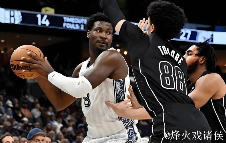 考沃德21+8兰代尔16+9 灰熊末节爆发主场力克篮网