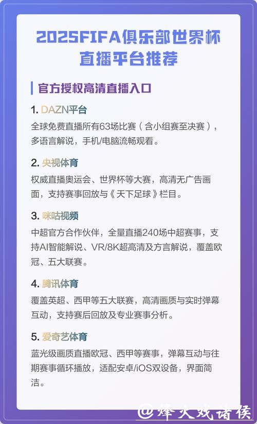 免费观看高清世界杯直播平台推荐